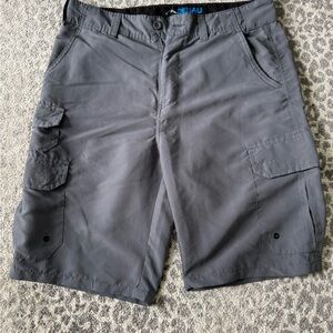 Men's Gray Denali Cargo Shorts